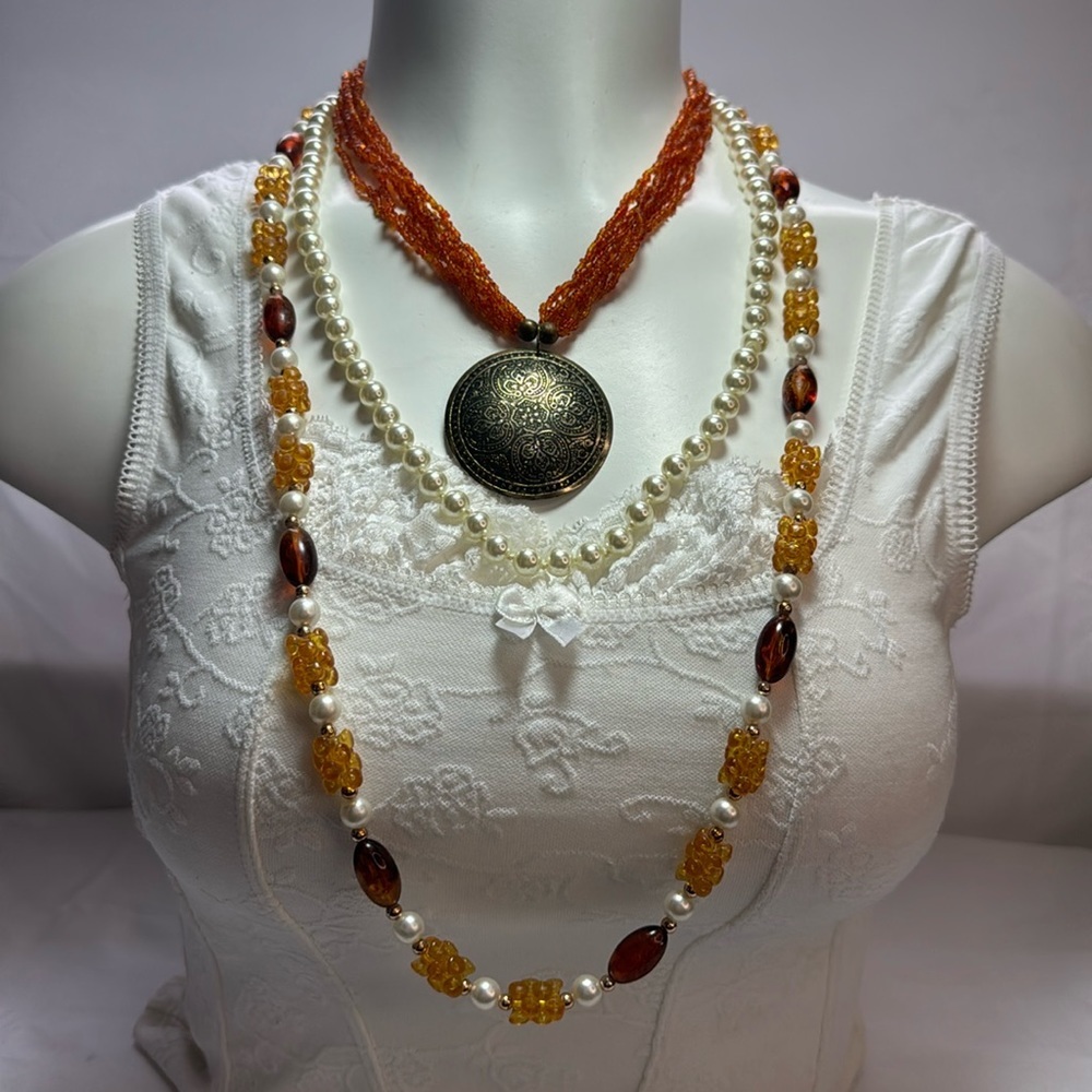 Vintage Boho Layered Necklace Set